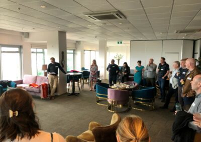 Speaker at a meeting