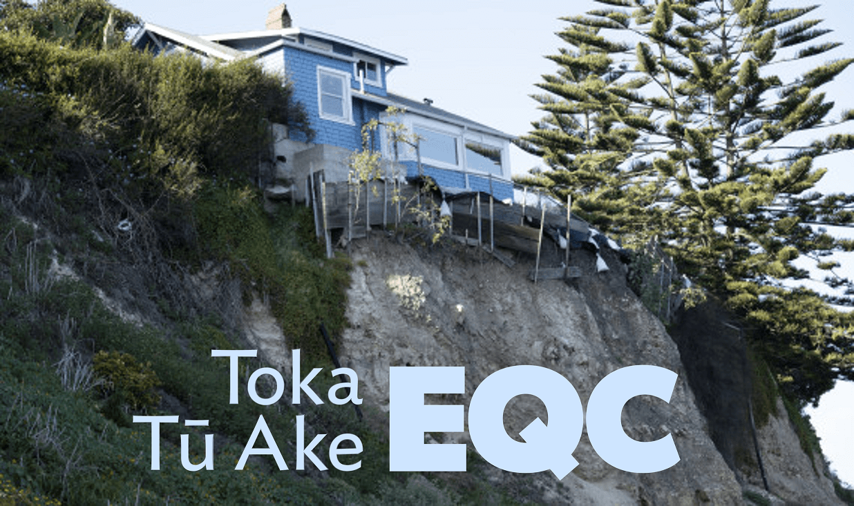 Damage to house after earthquake