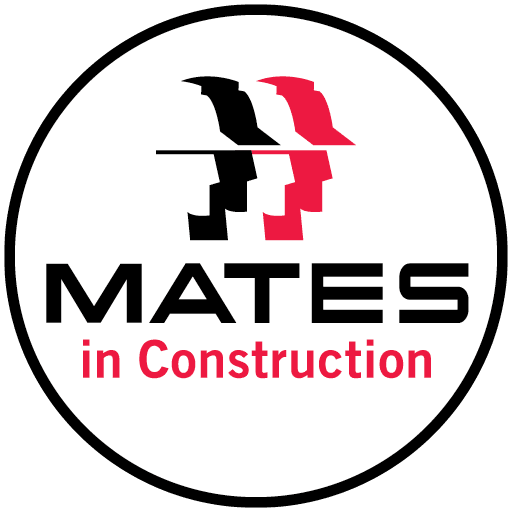 Mates in construction logo