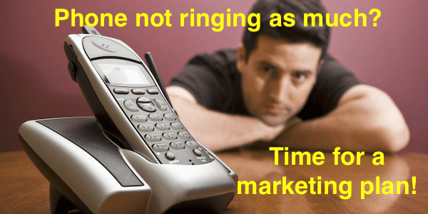 Handheld phone on a desk